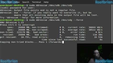 ddrescue clone drive boot usb|ddrescue install linux.